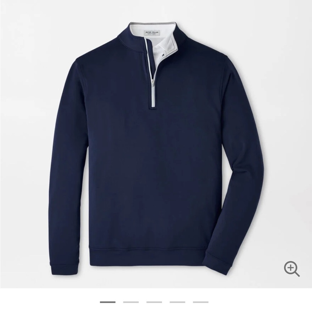 Peter Millar Perth Performance Quarter Zip Navy